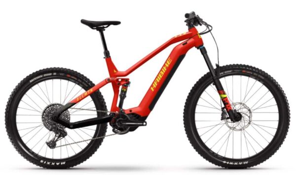 e-bike Haibike AllMtn 7 i720Wh 12-G GX Eagle 2023 matte red black neon S