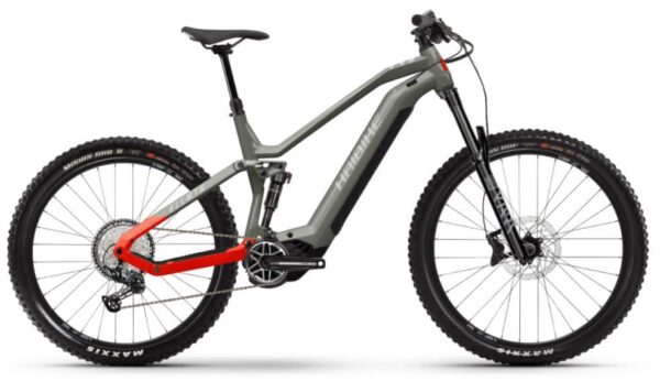 e-bike Haibike AllMtn 4 i720Wh 12-G SLX 2023 S glossy khaki red