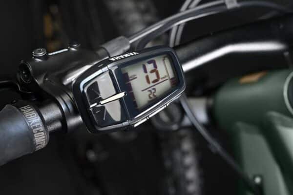 e-bike Haibike AllTrail 4 29 i630Wh 11-G Deore 2023 matte green metal gold black M - imagine 3