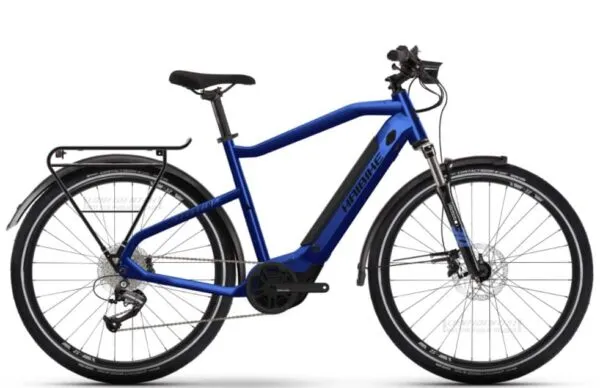 e-bike Haibike Trekking 4 High i500Wh 9-G Altus glossy matte blue black XL