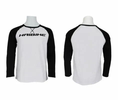 Tricou cu maneca lunga Haibike Taylor black-white M