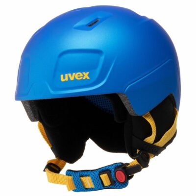 Casca schi Uvex Heyya Pro blue-yellow mat 54-58 cm