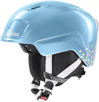 Casca schi Uvex Heyya blue confetti 46-50 cm