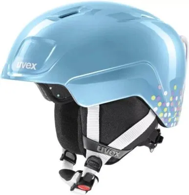 Casca schi Uvex Heyya blue confetti 51-55 cm