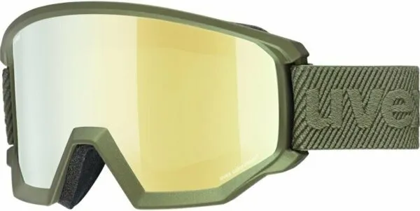 Ochelari schi Uvex Athletic FM croco mat mirror silver-lasergold lite S2