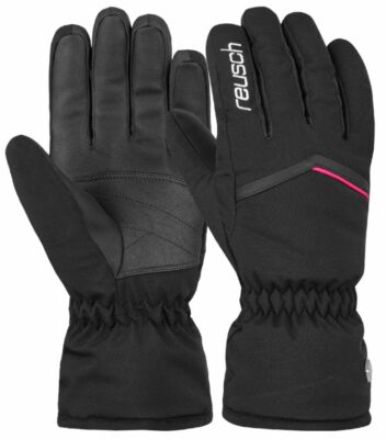 Manusi Reusch Marisa, bk-wh-pink glo 7,5