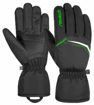 Manusi Reusch Snow King, bk-neon green 8,5