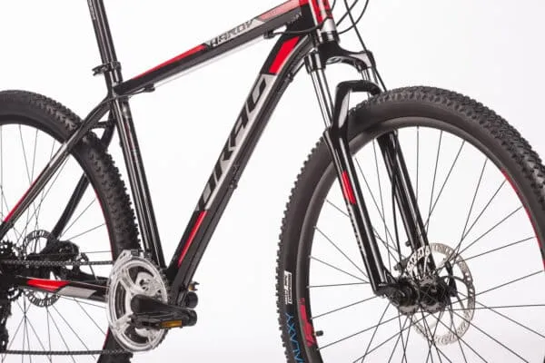 Bicicleta Drag Hardy 3.0 27.5 S negru argint rosu 21 AT-37 S-15 - imagine 4