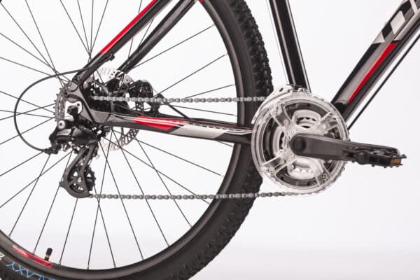 Bicicleta Drag Hardy 3.0 27.5 S negru argint rosu 21 AT-37 S-15 - imagine 5