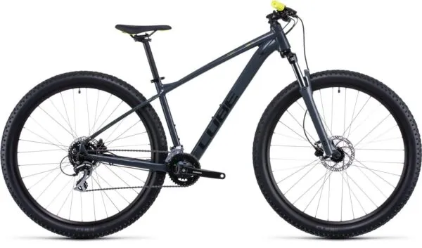 Bicicleta Cube AIM PRO grey flashyellow 18 29 M