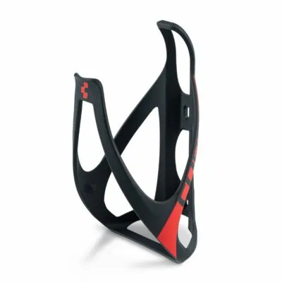 Suport bidon Cube HPP mat black'n'red