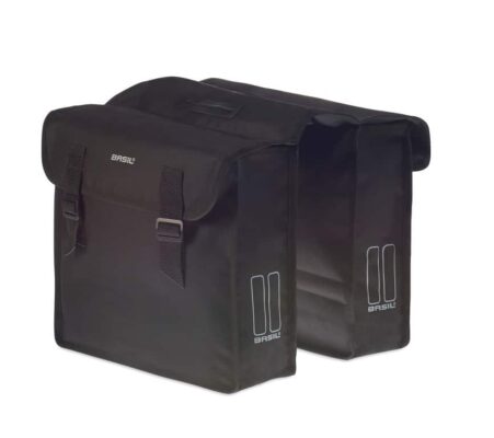 Geanta dubla Basil Mara black, 33x11x30cm, 26 L