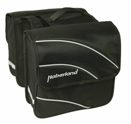 Geanta dubla Haberland Kim S 20 black, 24x24x8,5cm, 10 L