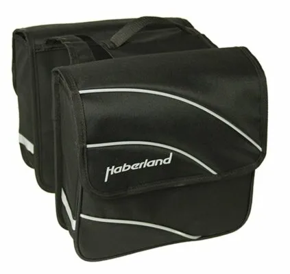 Geanta dubla Haberland Kim S 20 black, 24x24x8,5cm, 10 L