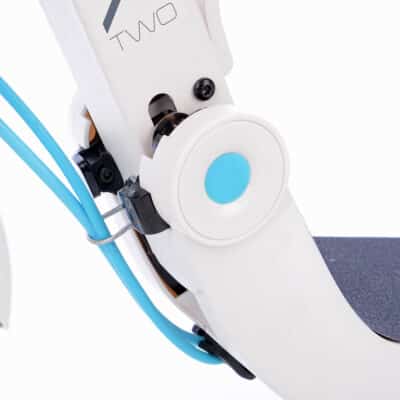 Trotineta electrica copii URBIS UX2 JUNIOR electric scooter alb albastru - imagine 5