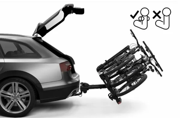 Thule EasyFold XT F 3 biciclete 13 pin aluminiu bara de remorcare - imagine 2