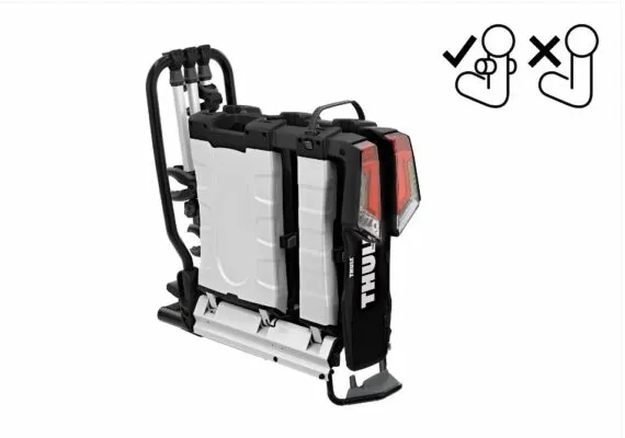 Thule EasyFold XT F 3 biciclete 13 pin aluminiu bara de remorcare - imagine 3