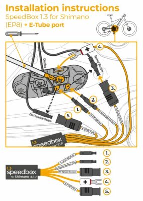 SpeedBox 1.3 pentru Shimano EP8 ETP (E Tube port) - imagine 2