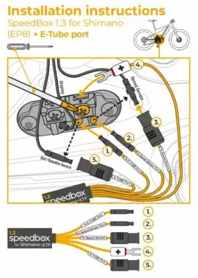 SpeedBox 1.3 pentru Shimano EP8 ETP (E Tube port) - imagine 2