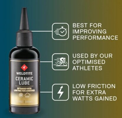 Lubrifiant cu teflon TF2 Endurance Ceramic 100 ml Weldtite - imagine 2