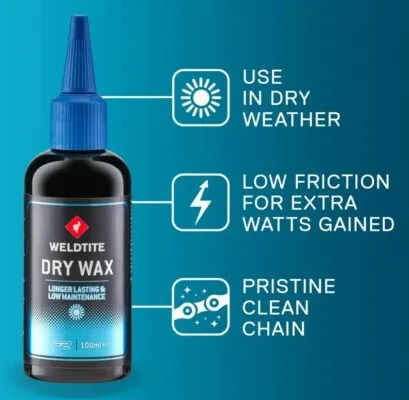 Lubrifiant cu teflon TF2 Dry Wax Weldtite 100 ml - imagine 2