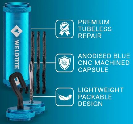 Kit reparatie tubless capsula aluminiu Weldtite - imagine 2