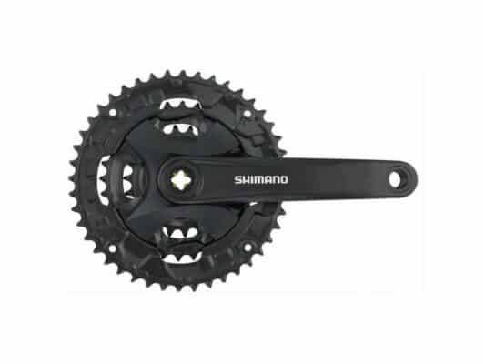Angrenaj Shimano FC-MT101 9 viteze brat 170 mm 40x30x22T fara CG negru