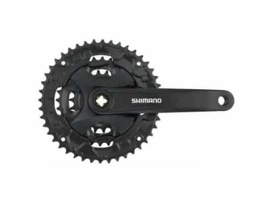 Angrenaj Shimano FC-MT101 9 viteze brat 175 mm 40x30x22T faraf CG negru