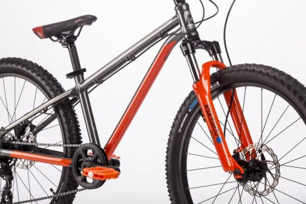 Bicicleta Drag Badger Fun 24 gri portocaliu - imagine 6