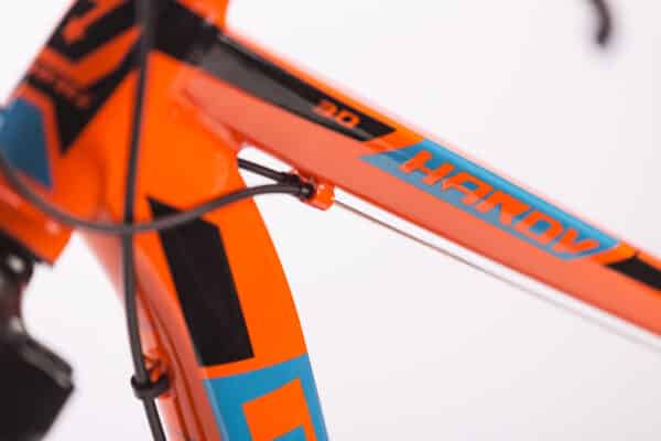 Bicicleta Drag Hardy 3.0 27.5 S portocaliu albastru 21 - imagine 3