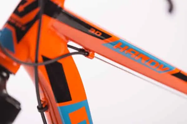 Bicicleta Drag Hardy 3.0 27.5 S portocaliu albastru 21 - imagine 3