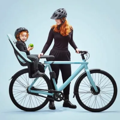 Thule Yepp 2 Maxi Bike Seat Alaska Blue - imagine 5