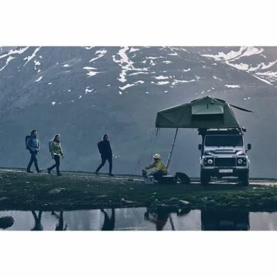 Cort Thule Tepui Explorer Autana 4 persoane cu prindere pe acoperis gri (Haze Grey) - imagine 11