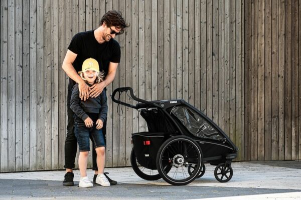 Carucior Thule Chariot Sport 1 midnight black - imagine 8