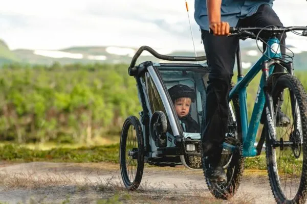 Carucior Thule Chariot Cross 1 alaska blue - imagine 6