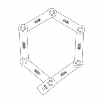 Lacat bicicleta Abus 6100/90 Alb 526381 - imagine 2