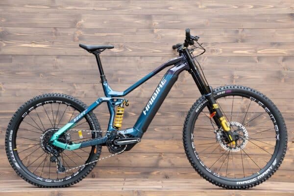 e-bike Haibike NDURO 8 Freeride i720Wh 12-G GX Eagle 2023 L glossy navy pink aqua titan - imagine 2