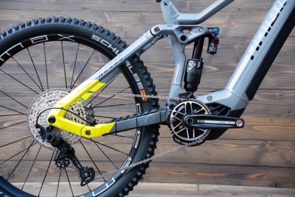 e-bike Haibike NDURO 7 i720Wh 12-G SLX 2023 S glossy grey red lime black - imagine 7