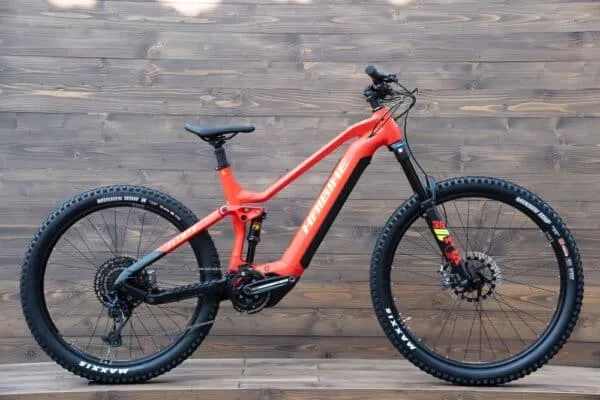 e-bike Haibike AllMtn 7 i720Wh 12-G GX Eagle 2023 matte red black neon L - imagine 2