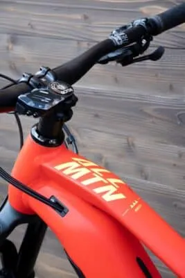 e-bike Haibike AllMtn 7 i720Wh 12-G GX Eagle 2023 matte red black neon XL - imagine 15