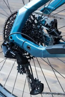 e-bike Haibike AllMtn 3 i625 12-G SX Eagle gloss metal honey cyan L - imagine 10