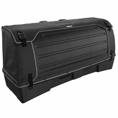 Thule cutie BackSpace XT se monteaza pe suportul de bicicleta VeloSpace XT