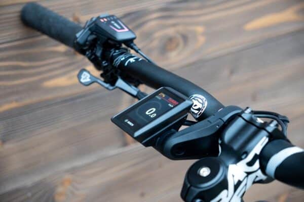 e-bike Haibike AllMtn CF SE i750Wh 12-G X01 AXS Eagle M gloss black grey red chrome - imagine 16