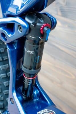 e-bike Haibike AllMtn CF 9 i750 12-G NX Eagle XL gloss fade blue white - imagine 11