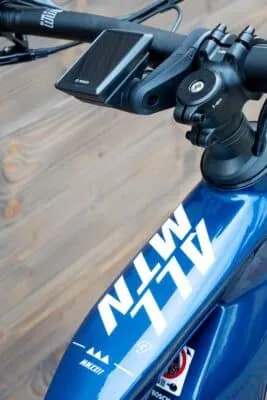 e-bike Haibike AllMtn CF 9 i750 12-G NX Eagle XL gloss fade blue white - imagine 10