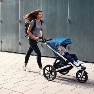 Thule Urban Glide 2 jogging stroller black/grey melange - imagine 4