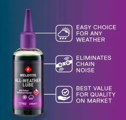 Lubrifiant cu teflon TF2 Performance Weldtite 100ml - imagine 2