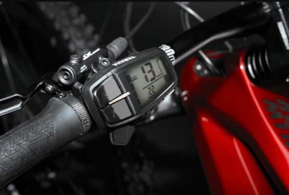 e-bike Haibike AllMtn CF 12 i600 12-G XT glossy matte red black XL - imagine 3