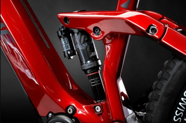 e-bike Haibike AllMtn CF 12 i600 12-G XT glossy matte red black XL - imagine 4