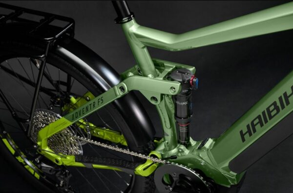 e-bike Haibike ADVENTR FS 8 i630 11-G Deore glossy metal green apple black  S - imagine 5